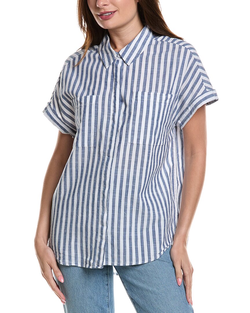 LOLA RIVER Полосатая рубашка, синий
LOLA RIVER Полосатая рубашка, синий