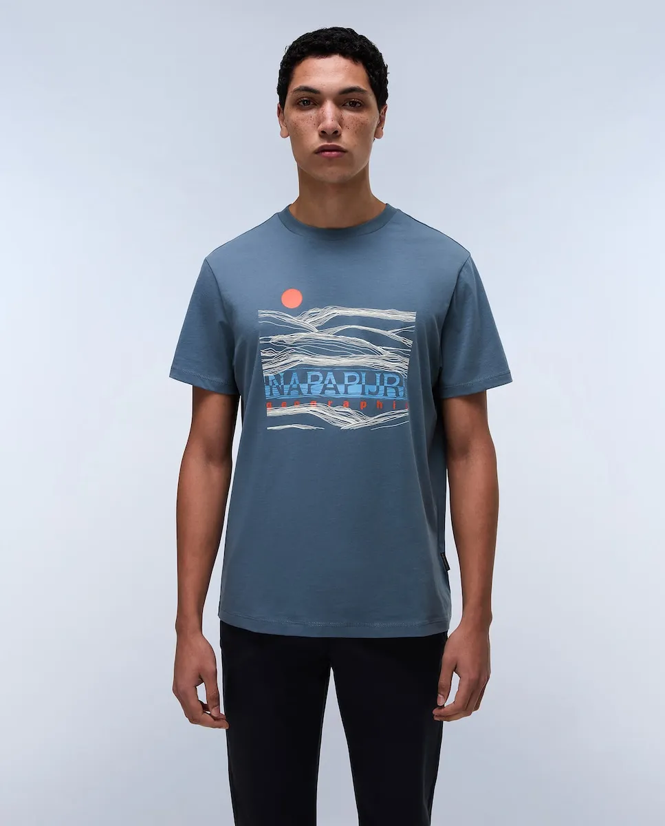 Мужская футболка с коротким рукавом Buti SS Napapijri, темно-серый
Мужская футболка с коротким рукавом Buti SS Napapijri, темно-серый