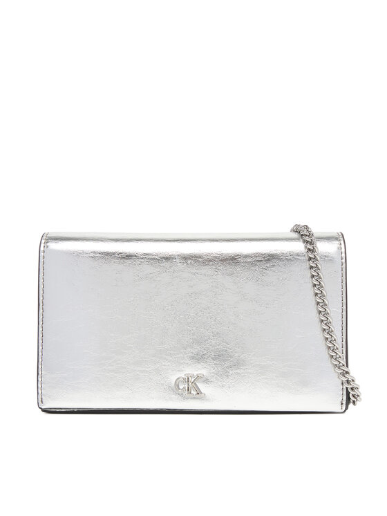 Сумка Ck Metallic Wallet On Chain LV04F3320G Calvin Klein, серебряный
Сумка Ck Metallic Wallet On Chain LV04F3320G Calvin Klein, серебряный