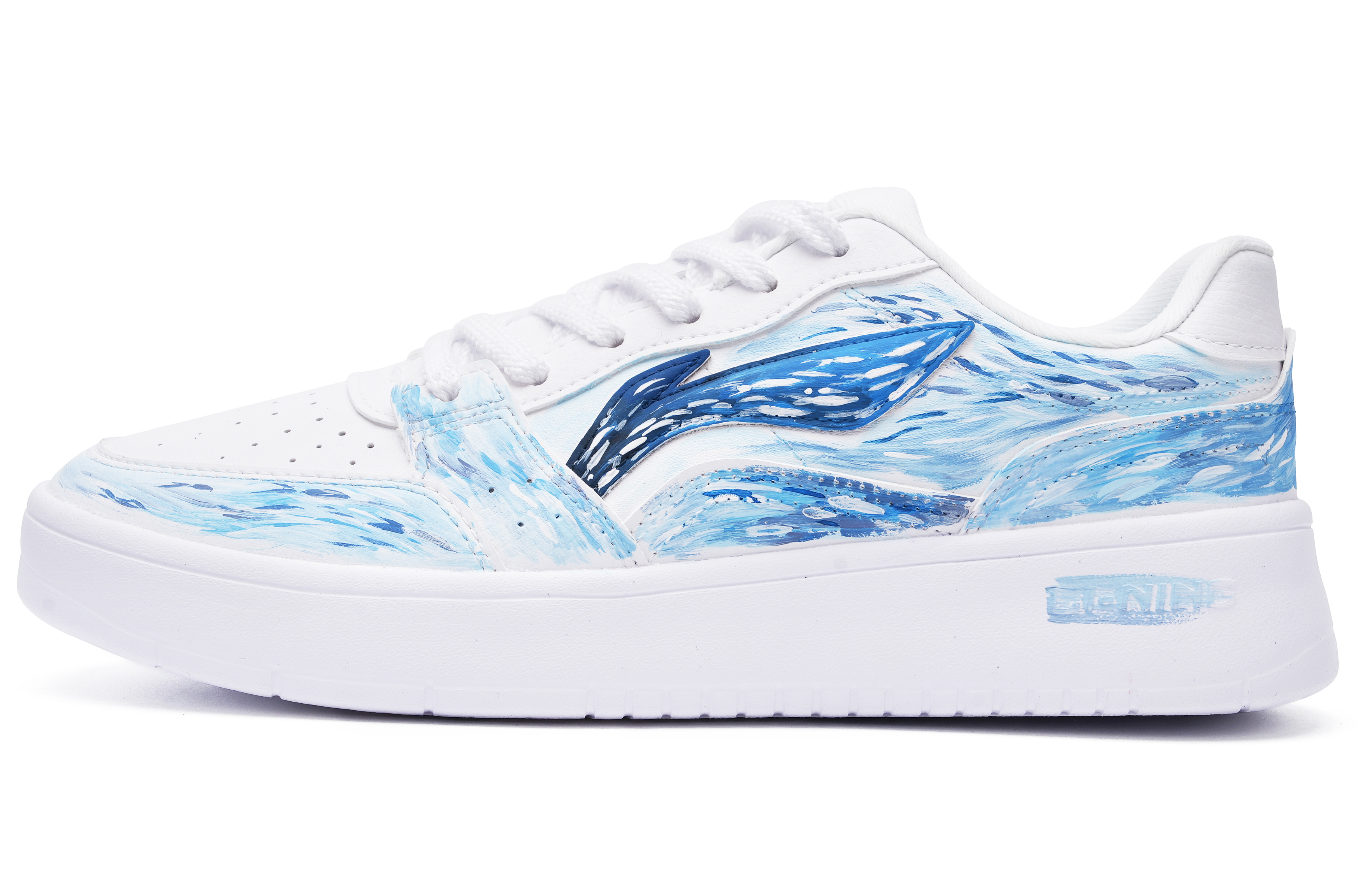 LINING Кроссовки для скейтбординга Acer Truncatum с амортизацией, износостойкие, низкие, мужские, цвет белый, синий 
LINING Кроссовки для скейтбординга Acer Truncatum с амортизацией, износостойкие, низкие, мужские, цвет белый, синий