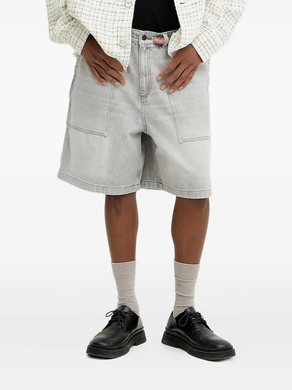 Джинсовые шорты с карманами IRO, серый
Джинсовые шорты с карманами IRO, серый