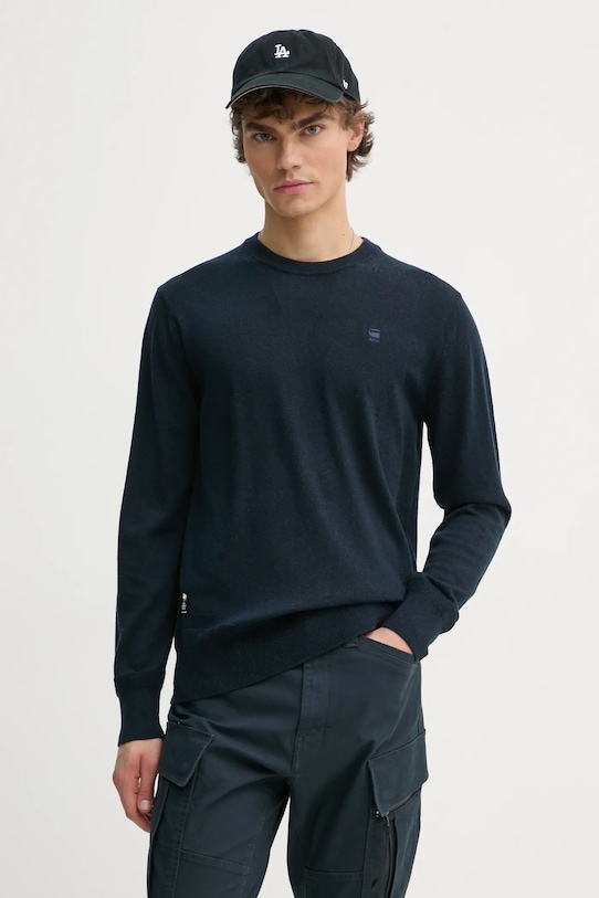 Шерстяной свитер G-Star, темно-синий 
Шерстяной свитер G-Star, темно-синий