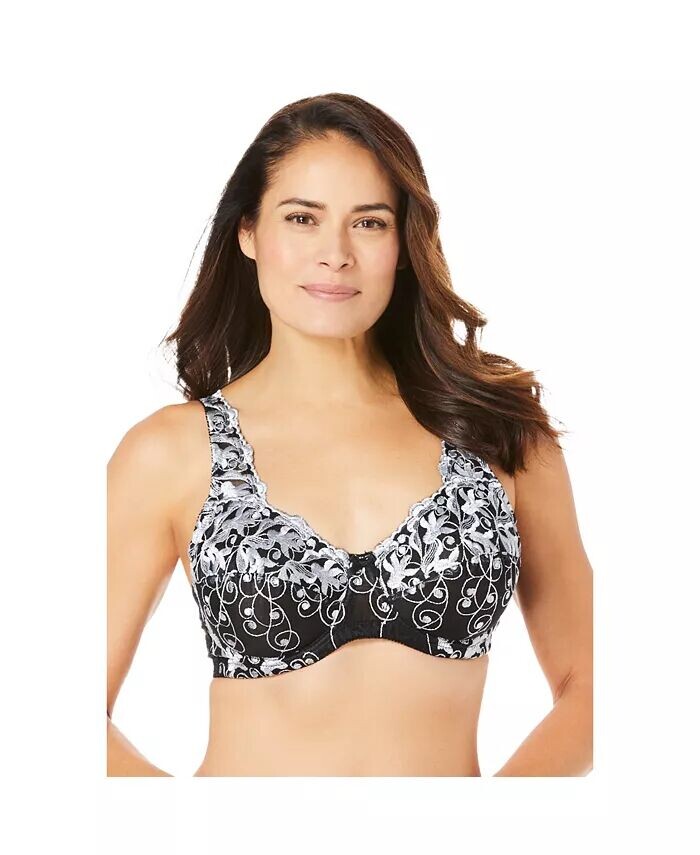 Бюстгальтер на косточках с вышивкой больших размеров Amoureuse, серый
Бюстгальтер на косточках с вышивкой больших размеров Amoureuse, серый