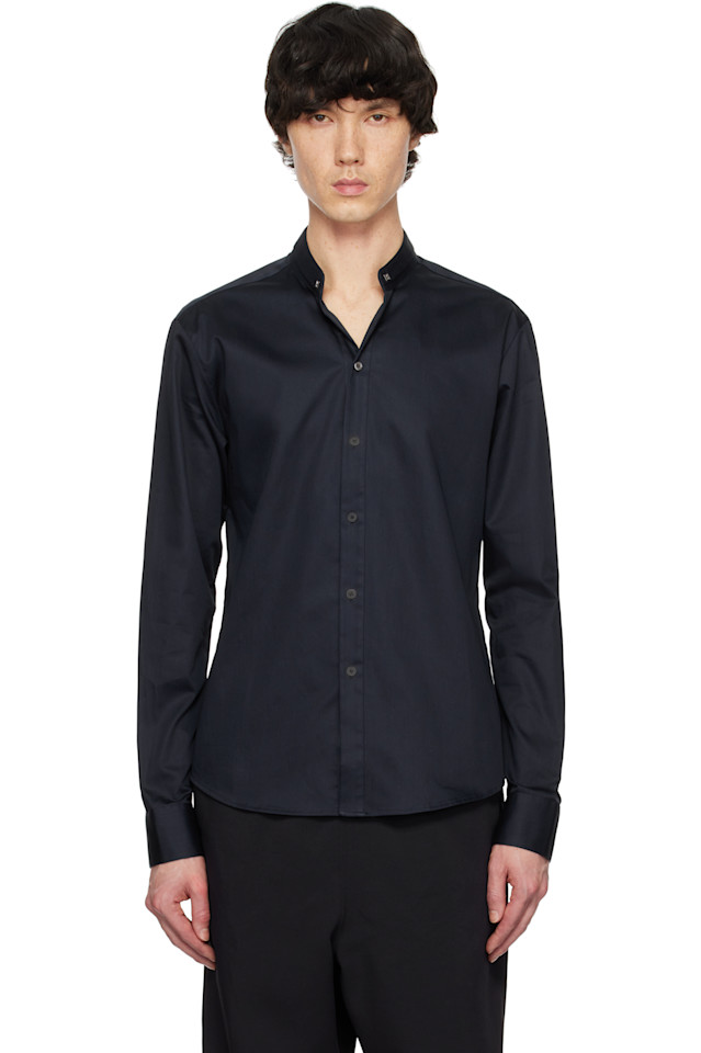 Рубашка с воротником-стойкой Wooyoungmi, синий
Рубашка с воротником-стойкой Wooyoungmi, синий