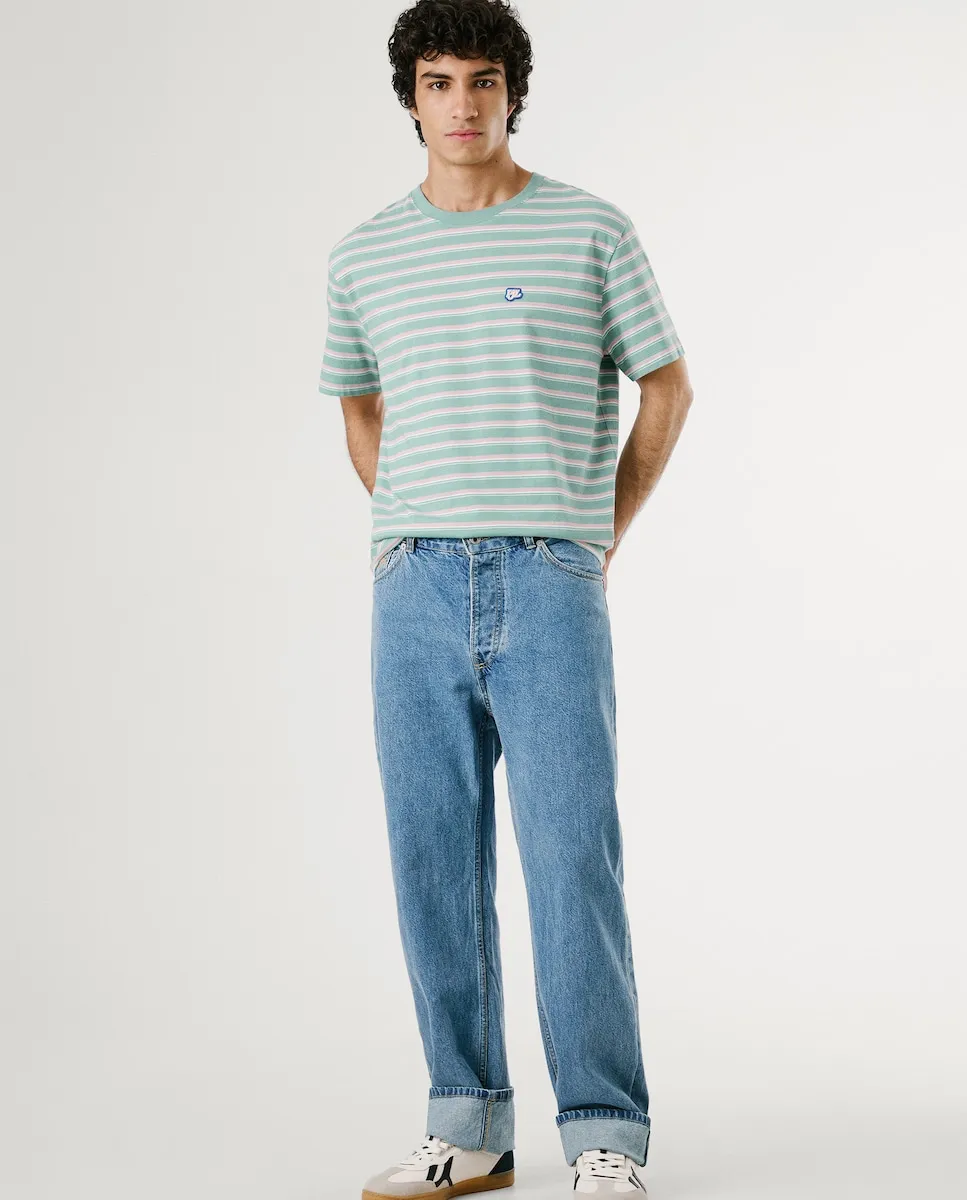 Мужские джинсы Bexley свободного кроя на пуговицах Pepe Jeans, синий
Мужские джинсы Bexley свободного кроя на пуговицах Pepe Jeans, синий