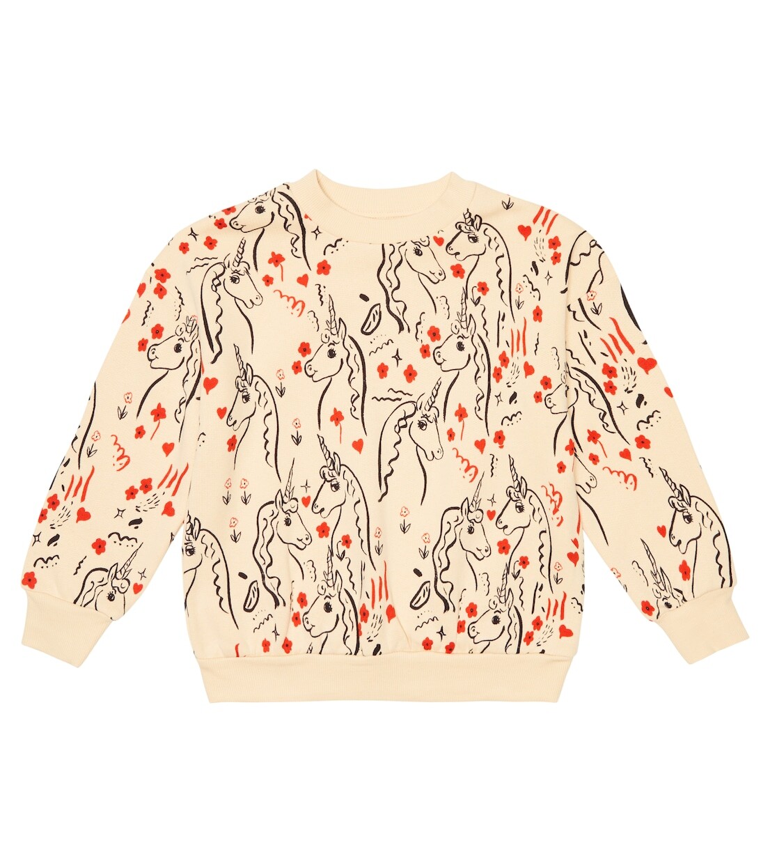 Свитер из хлопкового джерси с принтом Mini Rodini, желтый
Свитер из хлопкового джерси с принтом Mini Rodini, желтый