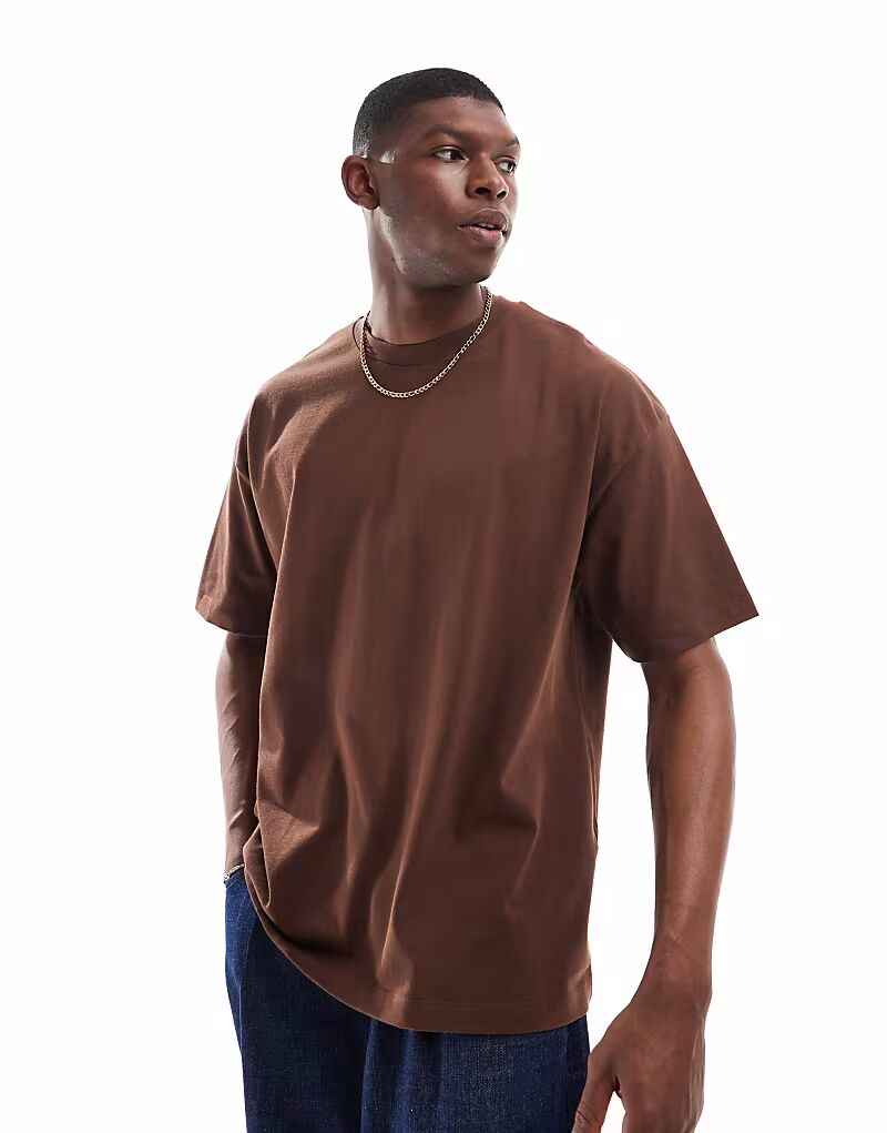 Футболка свободного кроя ASOS DESIGN коричневого цвета - КОРИЧНЕВЫЙ
Футболка свободного кроя ASOS DESIGN коричневого цвета - КОРИЧНЕВЫЙ