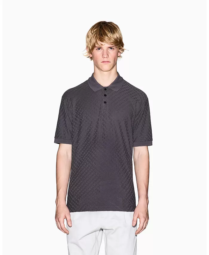 Мужская поло из мерсеризованного хлопка с жаккардовым логотипом A|X Armani Exchange
Мужская поло из мерсеризованного хлопка с жаккардовым логотипом A|X Armani Exchange