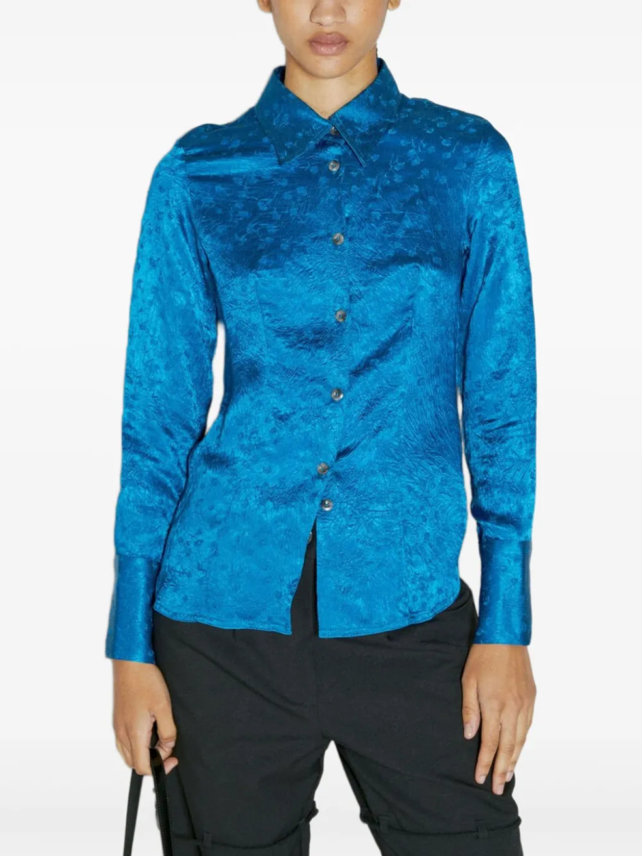 Рубашка с мятой отделкой Song For The Mute, синий
Рубашка с мятой отделкой Song For The Mute, синий