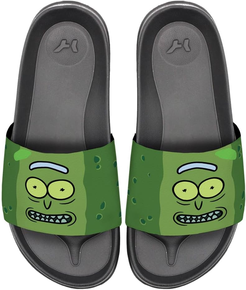 Шлепанцы Popfunk Rick and Morty Pickle Rick, унисекс, для взрослых, регулируемые, официально лицензированы Hypd Slydr Switch, черный
Шлепанцы Popfunk Rick and Morty Pickle Rick, унисекс, для взрослых, регулируемые, официально лицензированы Hypd Slydr Switch, черный
