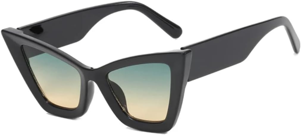 Солнцезащитные очки с защитой UV400 | Оправа «кошачий глаз» увеличенного размера | Для женщин и мужчин | Для занятий спортом на открытом воздухе и вождения DSVIGF, Black Green Yellow
Солнцезащитные очки с защитой UV400 | Оправа «кошачий глаз» увеличенного размера | Для женщин и мужчин | Для занятий спортом на открытом воздухе и вождения DSVIGF, Black Green Yellow