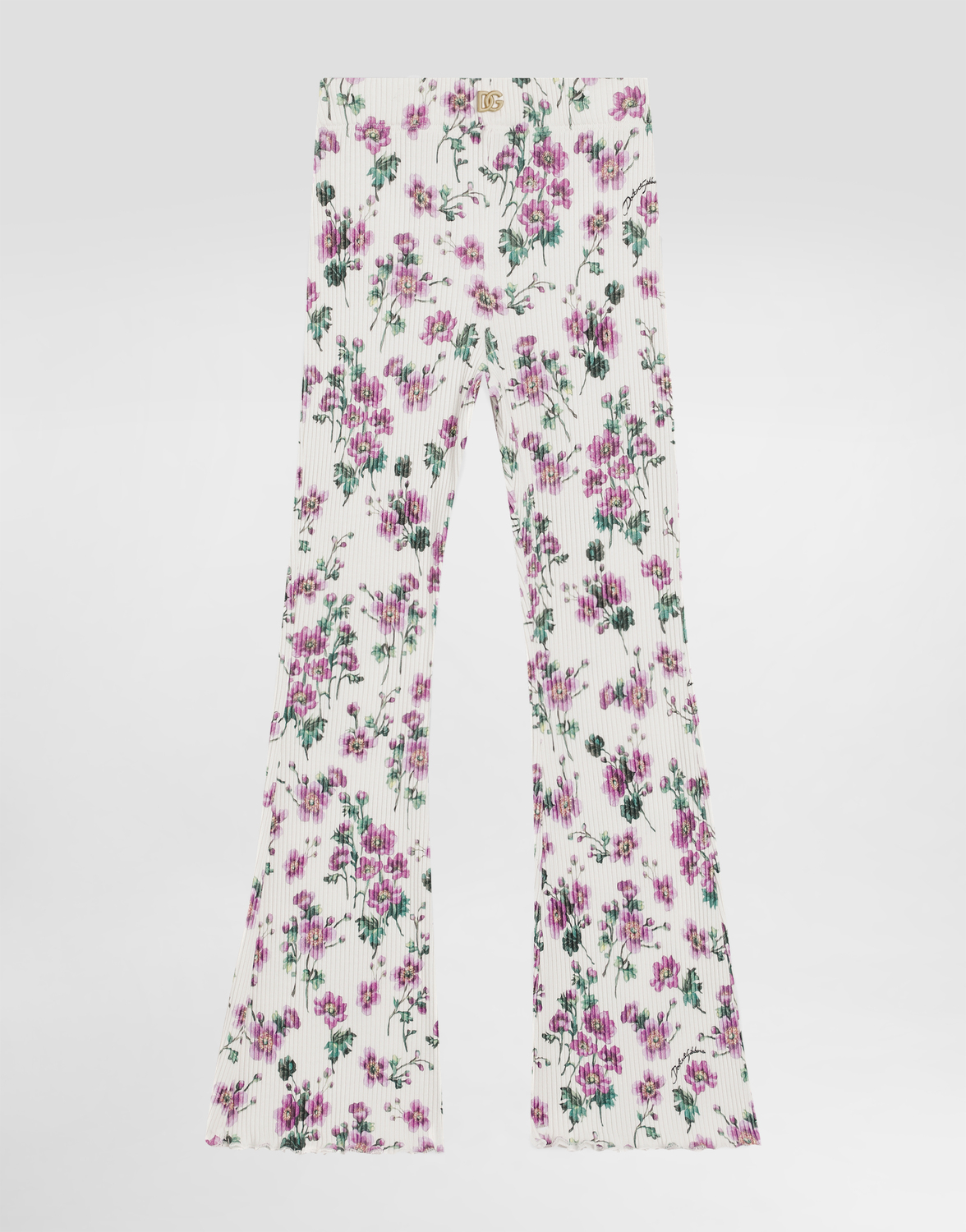 Рифленые джерси-брюки с принтом "фиалки" Dolce&Gabbana, мультиколор
Рифленые джерси-брюки с принтом "фиалки" Dolce&Gabbana, мультиколор