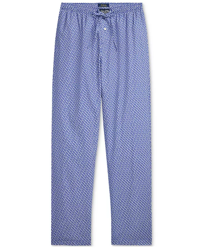 Мужские пижамные брюки с принтом Polo Ralph Lauren, синий
Мужские пижамные брюки с принтом Polo Ralph Lauren, синий