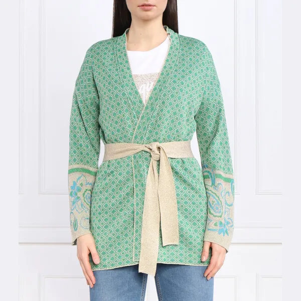Кардиган стандартного кроя Liu Jo, зеленый
Кардиган стандартного кроя Liu Jo, зеленый