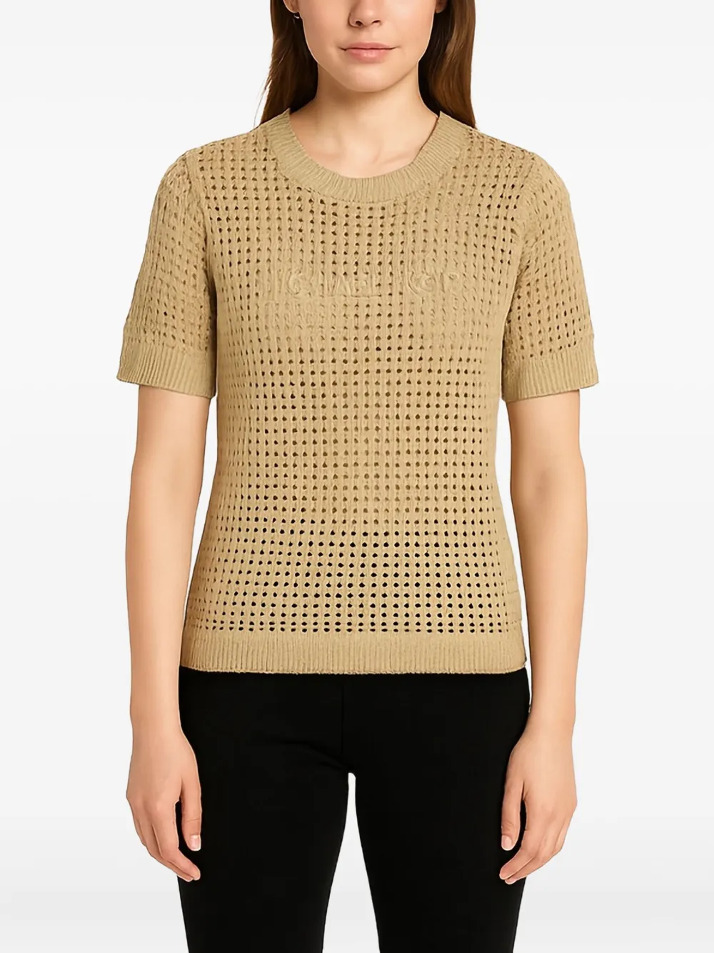 Ажурная футболка Michael Michael Kors, бежевый
Ажурная футболка Michael Michael Kors, бежевый