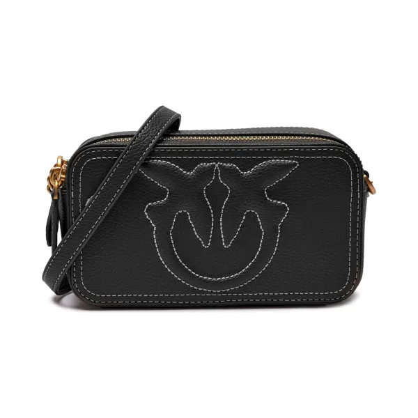 Кожаная сумка-мессенджер Pinko, черный
Кожаная сумка-мессенджер Pinko, черный