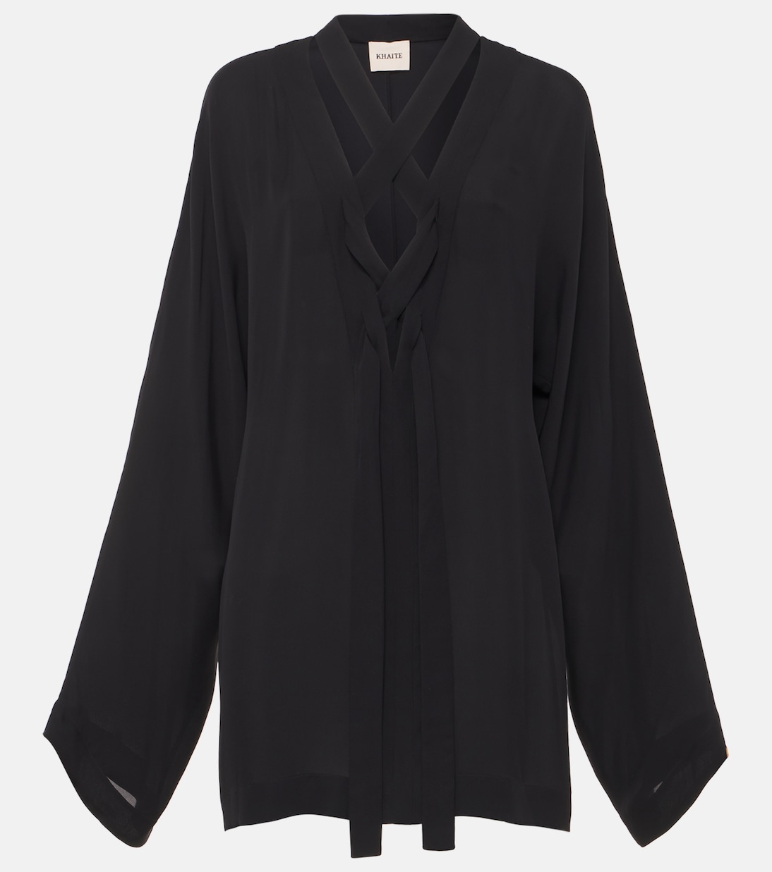 Мини-платье из шелка Mehna Khaite, черный
Мини-платье из шелка Mehna Khaite, черный