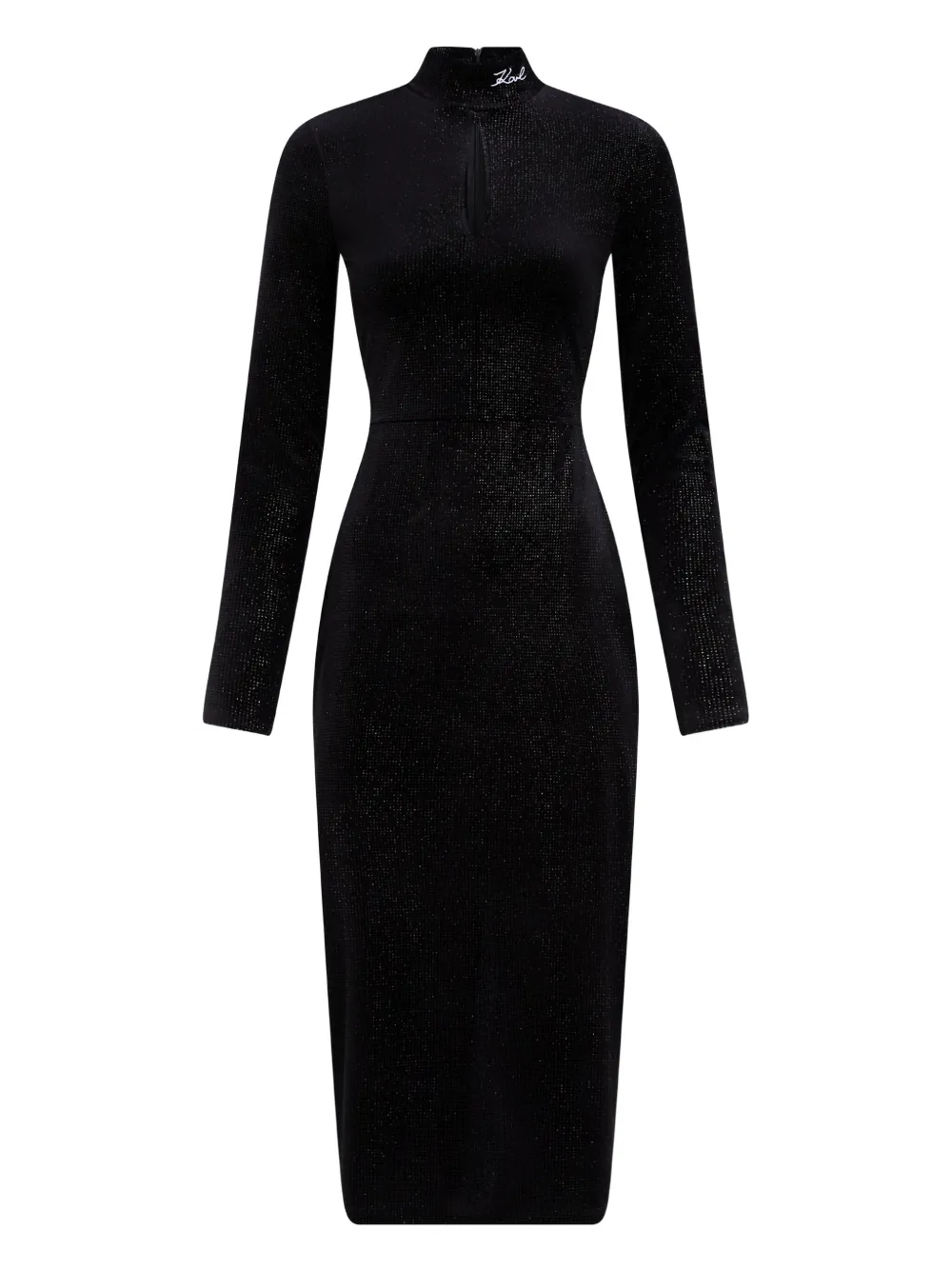 Платье с высоким воротником KARL LAGERFELD, черный
Платье с высоким воротником KARL LAGERFELD, черный