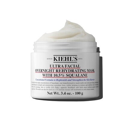 Ночная увлажняющая маска для лица Kiehl's Ultra Facial с 10,5 % сквалана, 3,4 жидких унции / 100 мл 
Ночная увлажняющая маска для лица Kiehl's Ultra Facial с 10,5 % сквалана, 3,4 жидких унции / 100 мл