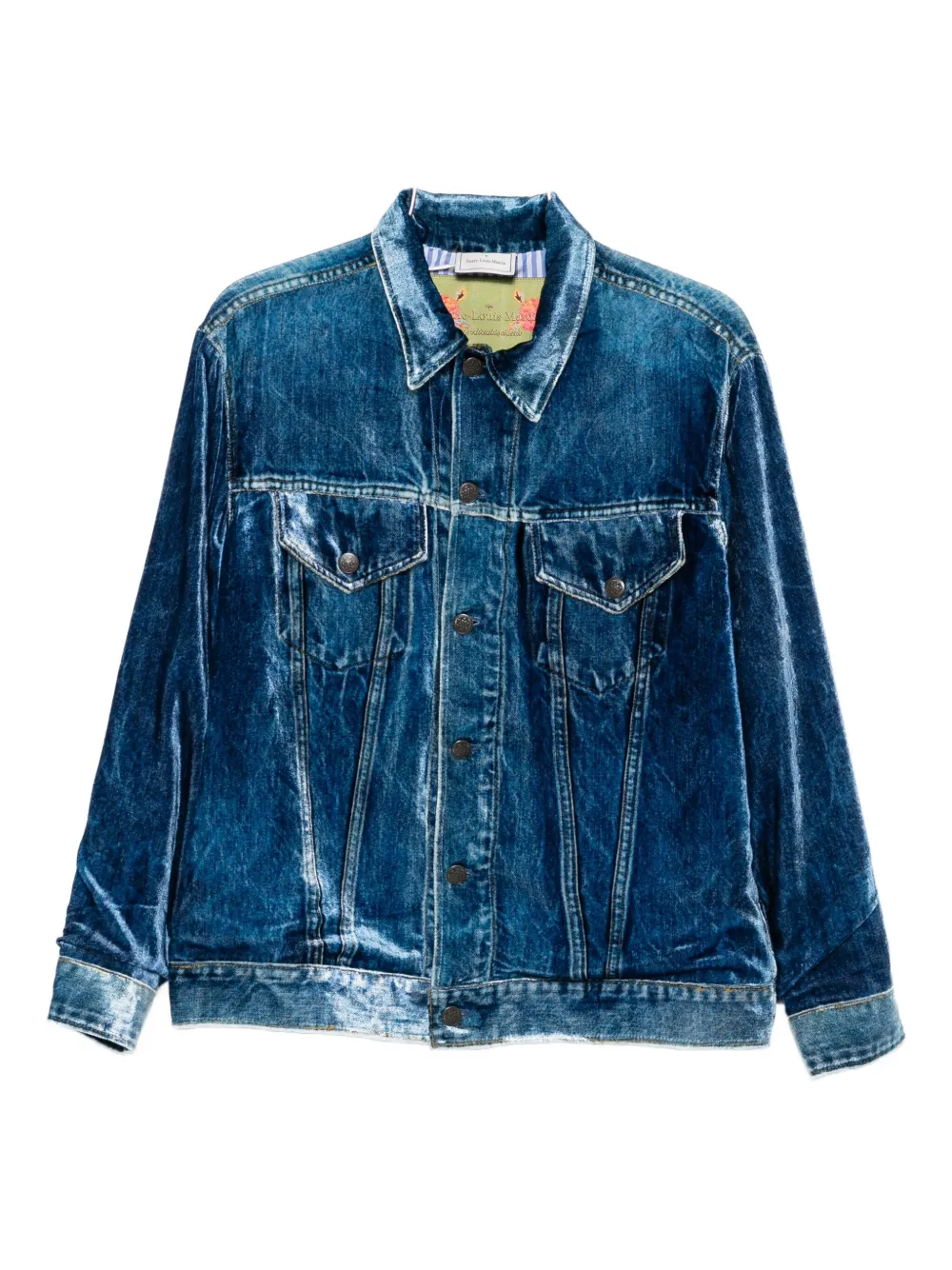 Джинсовая куртка на пуговицах Pierre-Louis Mascia, синий
Джинсовая куртка на пуговицах Pierre-Louis Mascia, синий