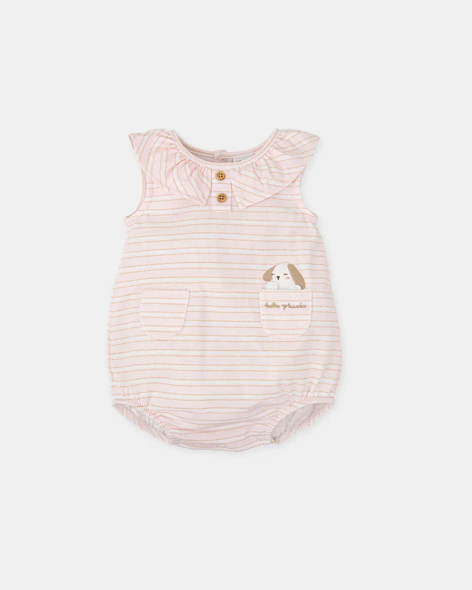 Малышка без рукавов розовый полосатый комбинезон с домашним животным Tutto Piccolo, цвет Rosa
Малышка без рукавов розовый полосатый комбинезон с домашним животным Tutto Piccolo, цвет Rosa