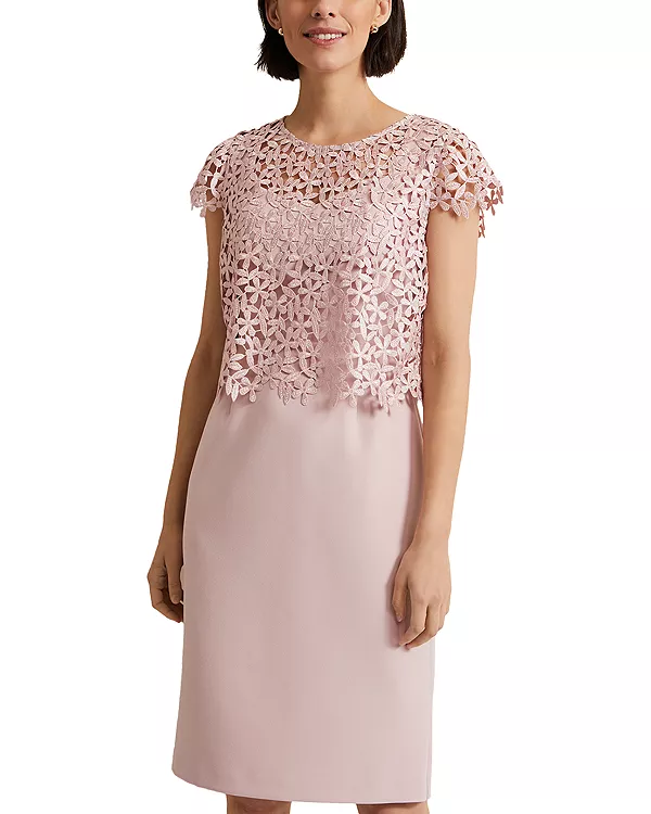 Платье миди с кружевом «Ромашки» Phase Eight, розовый
Платье миди с кружевом «Ромашки» Phase Eight, розовый