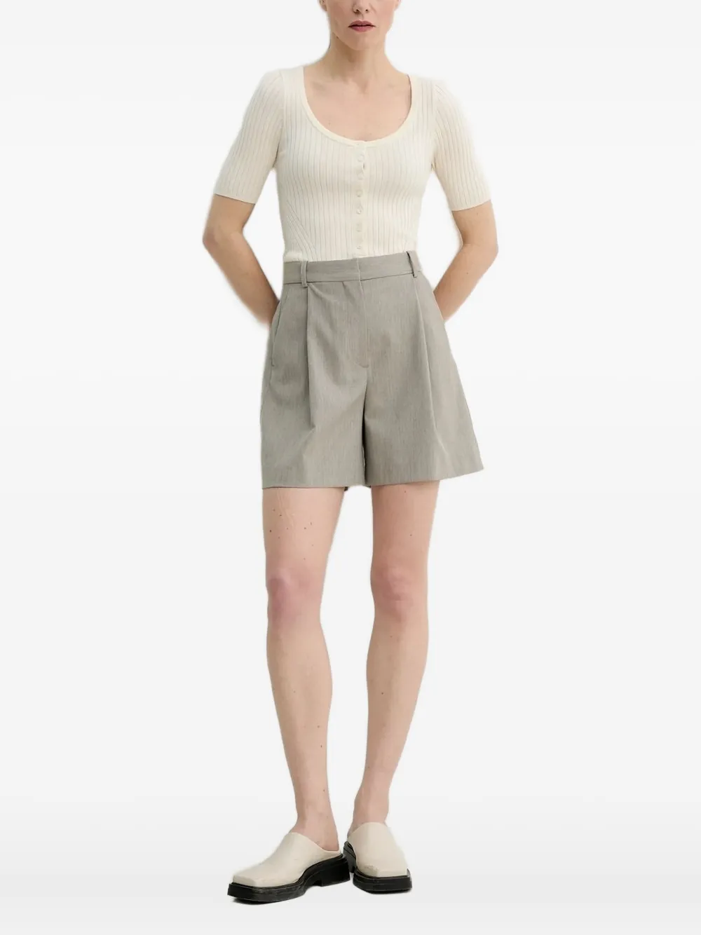 Ребристый топ с пуговицами HERSKIND, белый
Ребристый топ с пуговицами HERSKIND, белый