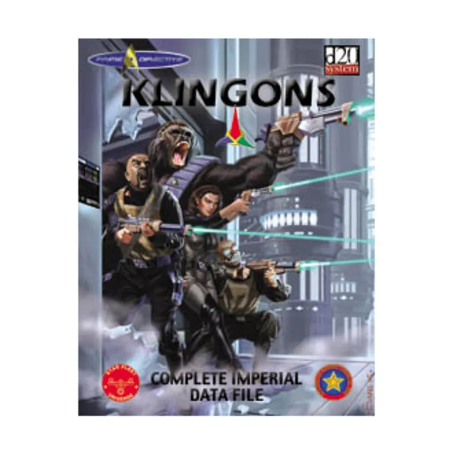 Klingons (d20), Prime Directive (d20), мягкая обложка
Klingons (d20), Prime Directive (d20), мягкая обложка