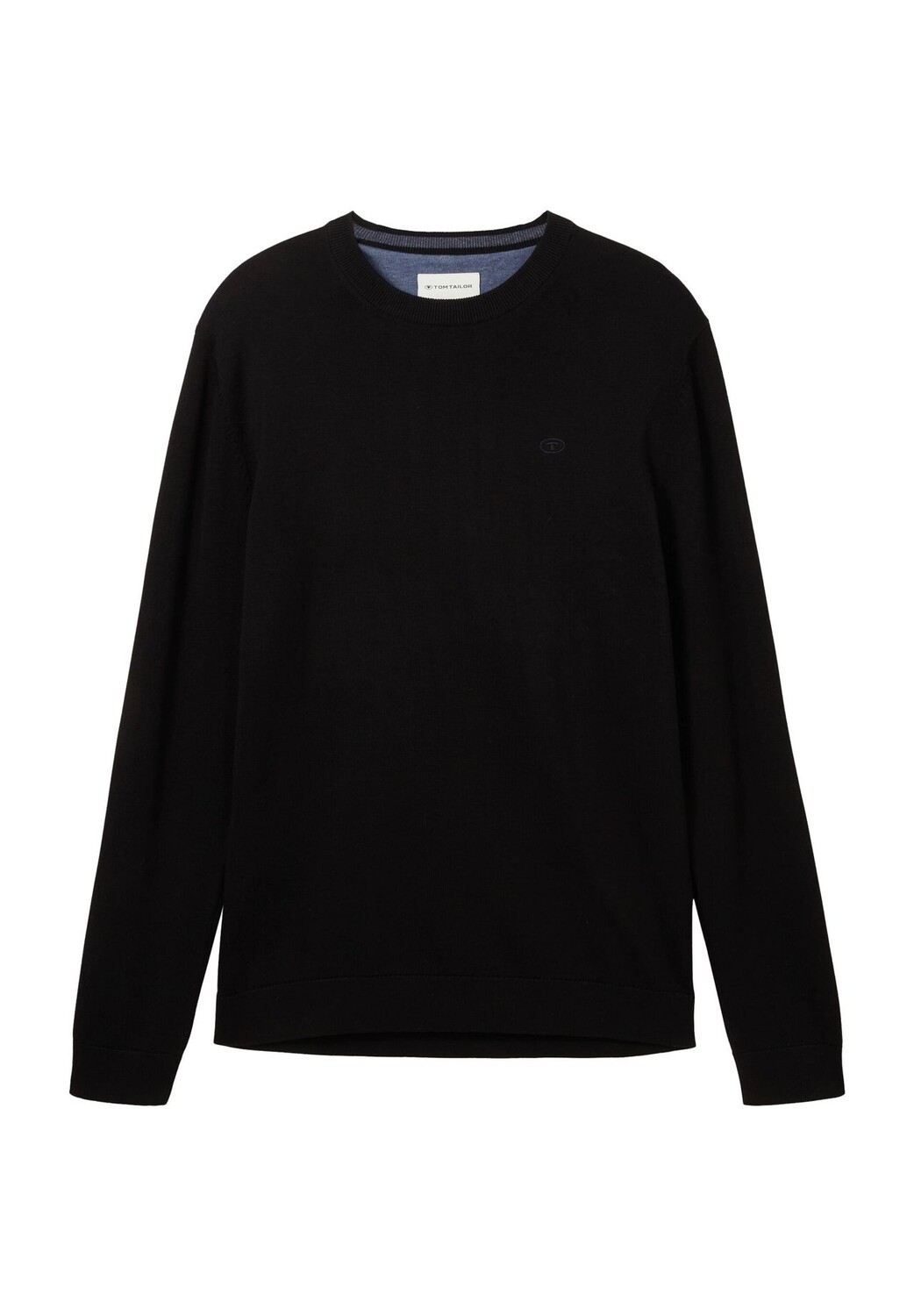 Пуловер, круглый вырез, ребристые манжеты, мужской TOM TAILOR, черный
Пуловер, круглый вырез, ребристые манжеты, мужской TOM TAILOR, черный