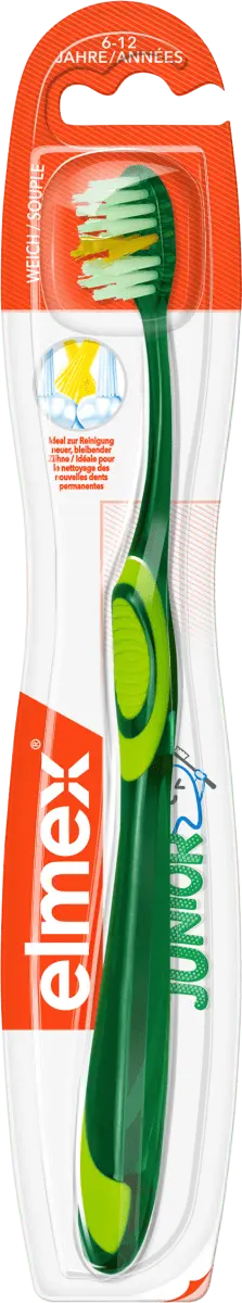 Зубная щетка детская младшая от 6 до 12 лет мягкая 1 шт. elmex
Зубная щетка детская младшая от 6 до 12 лет мягкая 1 шт. elmex
