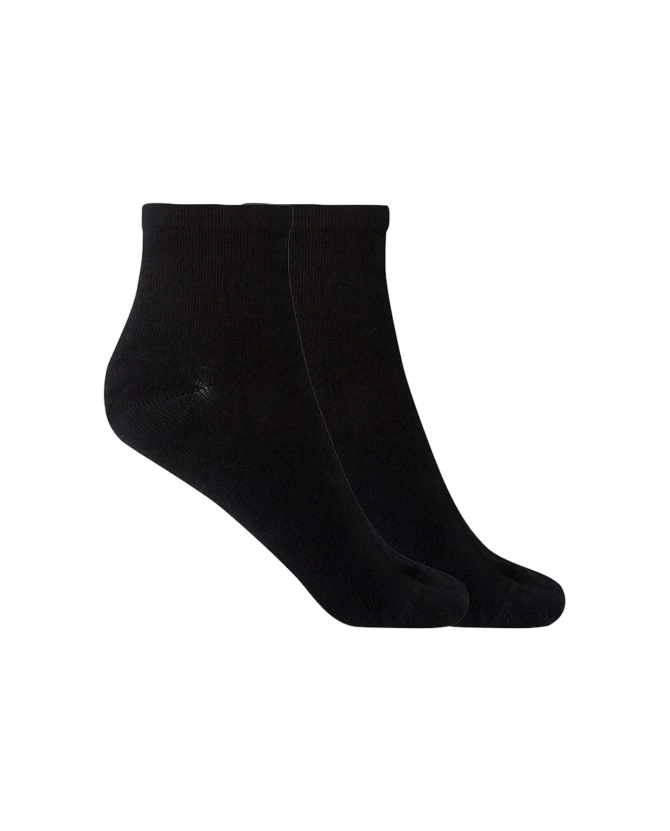 Набор из 2 пар женских бамбуковых носков однотонных Punto Blanco, черный
Набор из 2 пар женских бамбуковых носков однотонных Punto Blanco, черный