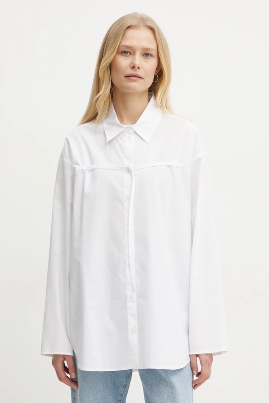 Хлопковая рубашка Patrizia Pepe, белый
Хлопковая рубашка Patrizia Pepe, белый