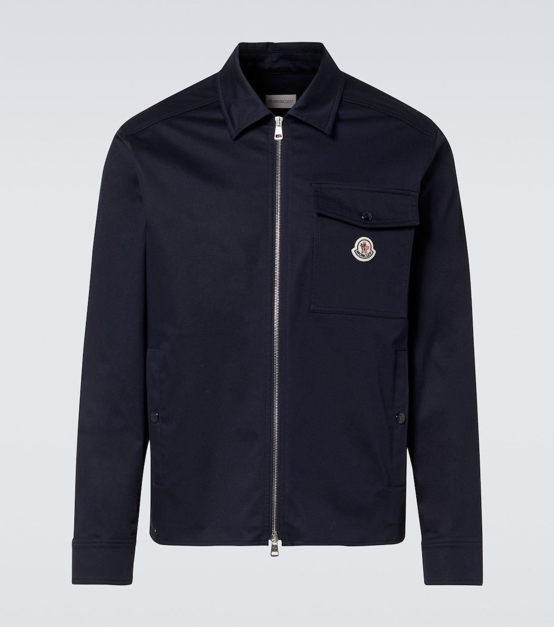 Хлопковая рубашка Moncler, Cosmic Blue
Хлопковая рубашка Moncler, Cosmic Blue