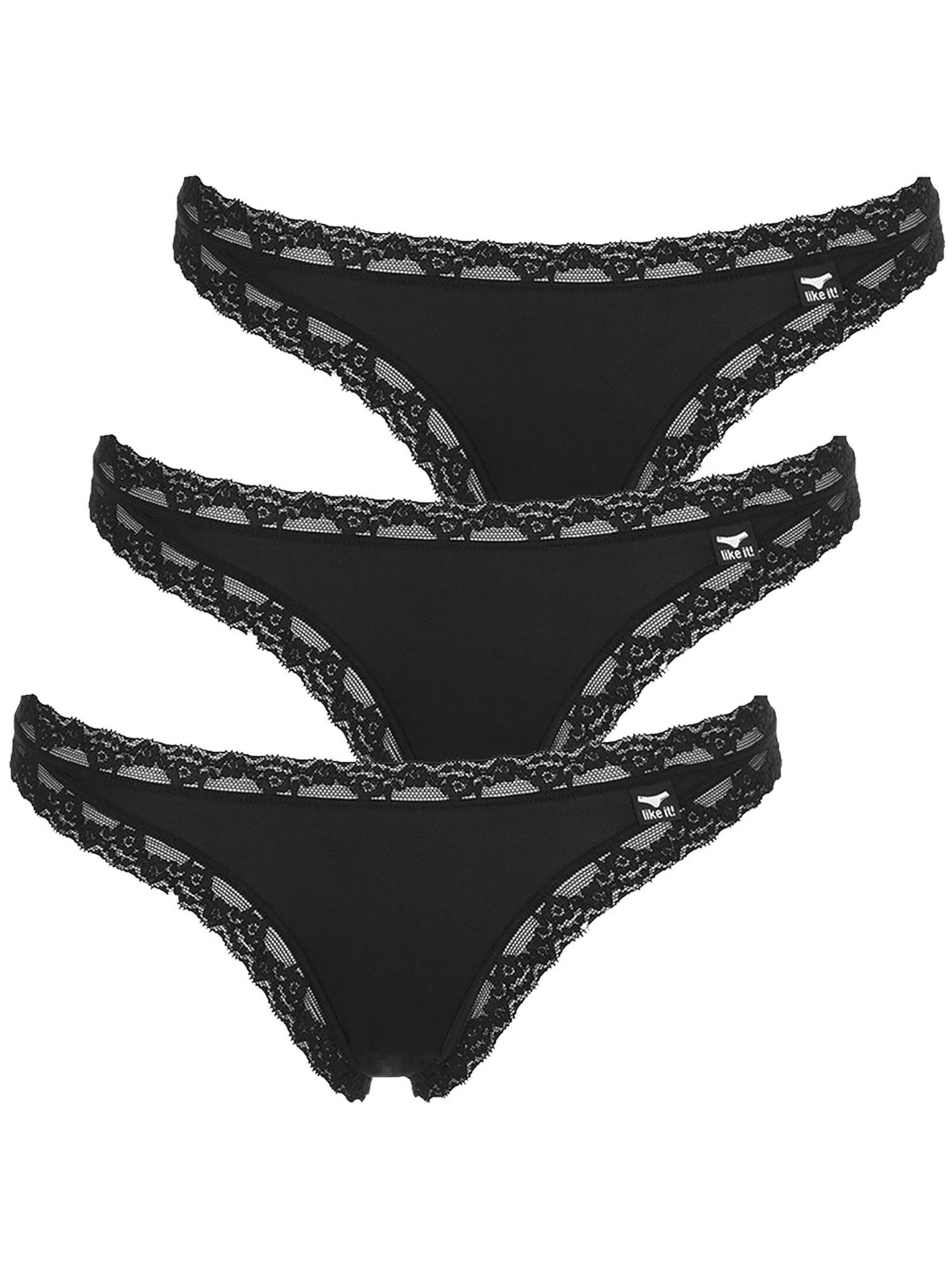 Like it! Стринги 'Olivia' в черном цвете
Like it! Стринги 'Olivia' в черном цвете