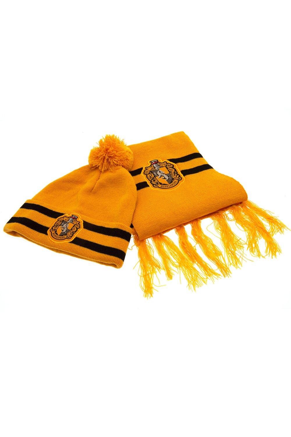 Комплект из шляпы и шарфа с гербом Хаффлпаффа Harry Potter, желтый
Комплект из шляпы и шарфа с гербом Хаффлпаффа Harry Potter, желтый