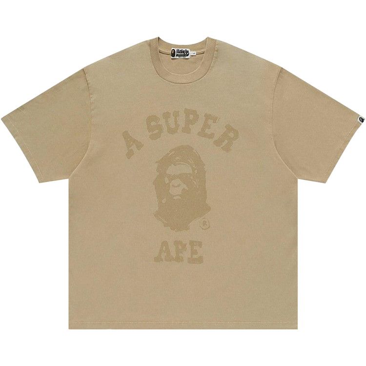 Футболка BAPE x KidSuper Garment Dye College Logo Tee, Beige
Футболка BAPE x KidSuper Garment Dye College Logo Tee, Beige