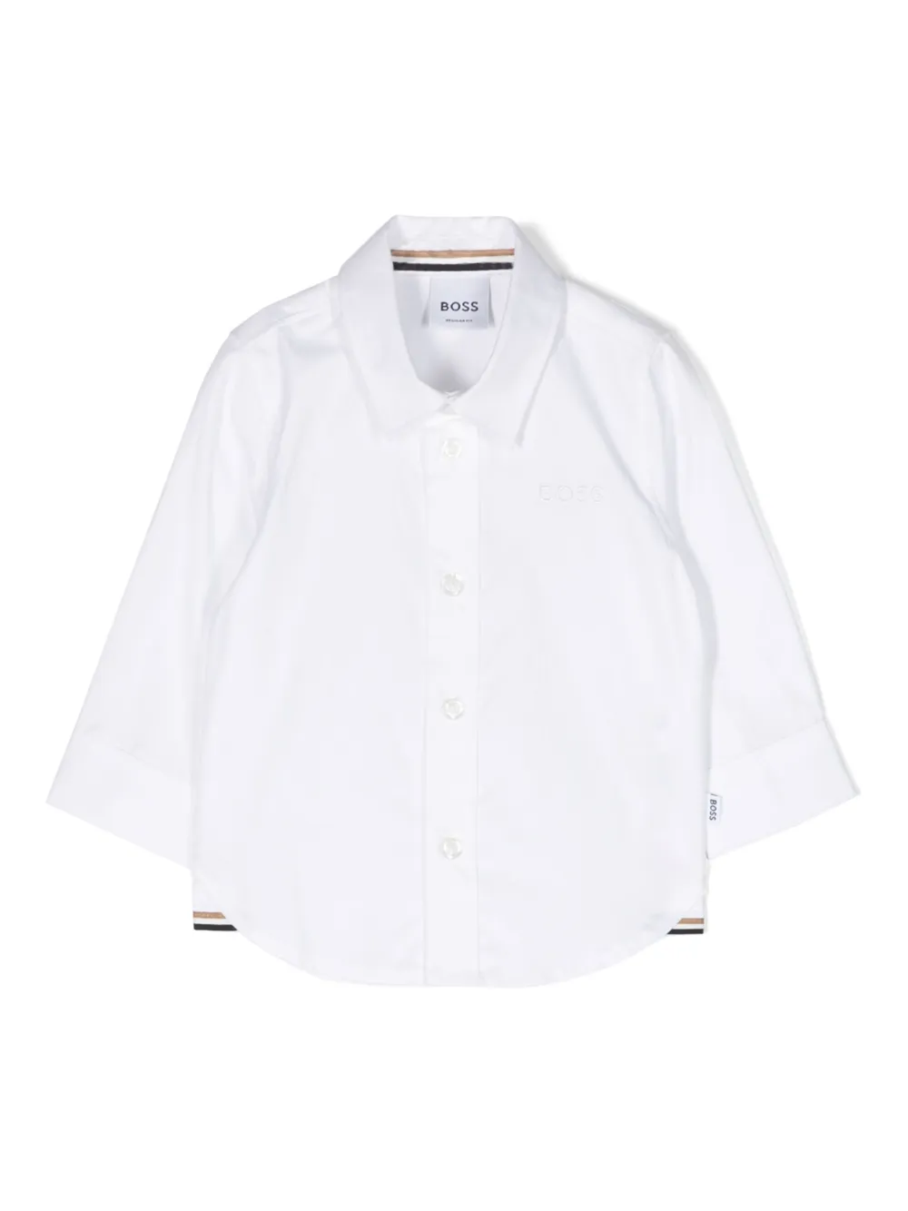 Рубашка с вышитым логотипом BOSS Kidswear, белый
Рубашка с вышитым логотипом BOSS Kidswear, белый