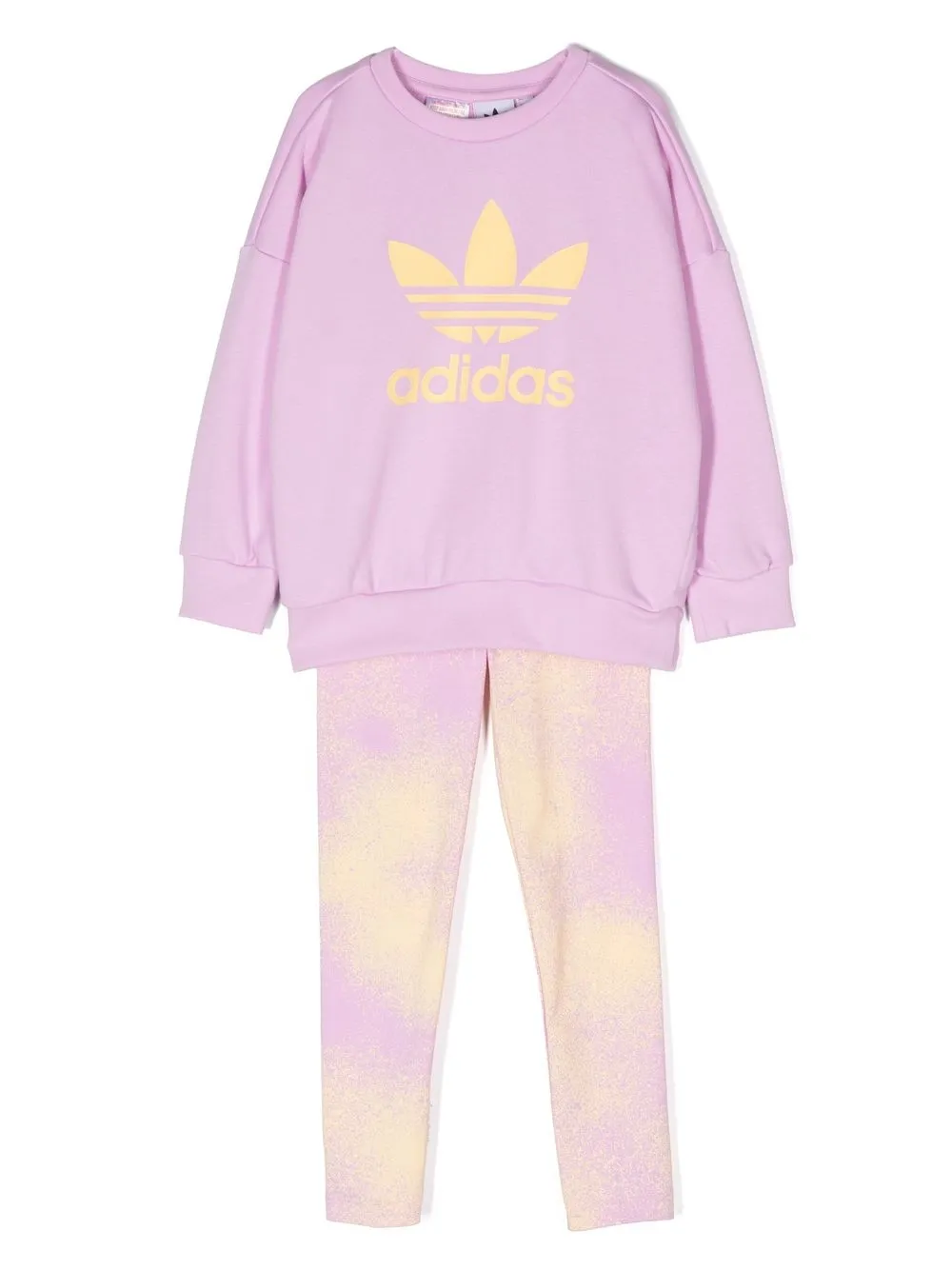 Спортивный костюм с логотипом Adidas Kids, фиолетовый
Спортивный костюм с логотипом Adidas Kids, фиолетовый