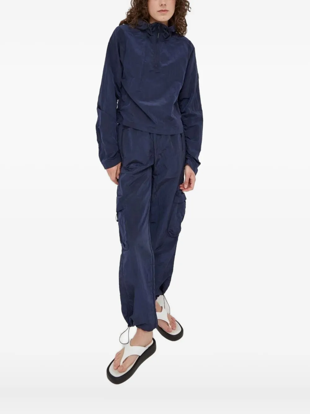 Худи с воротником на молнии Rains, синий
Худи с воротником на молнии Rains, синий