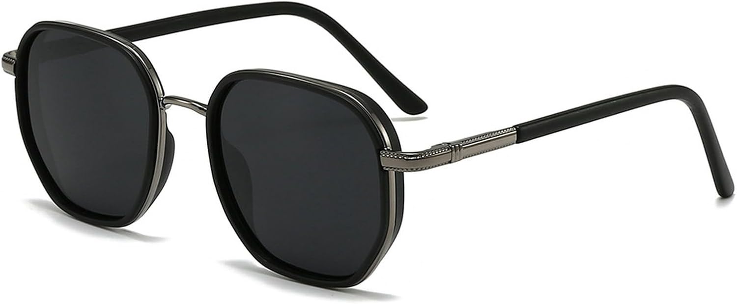 Поляризованные солнцезащитные очки-пилот для женщин, винтажные квадратные солнцезащитные очки с двойной перемычкой и металлическими линзами, защита от УФ-излучения mincl, C3
Поляризованные солнцезащитные очки-пилот для женщин, винтажные квадратные солнцезащитные очки с двойной перемычкой и металлическими линзами, защита от УФ-излучения mincl, C3