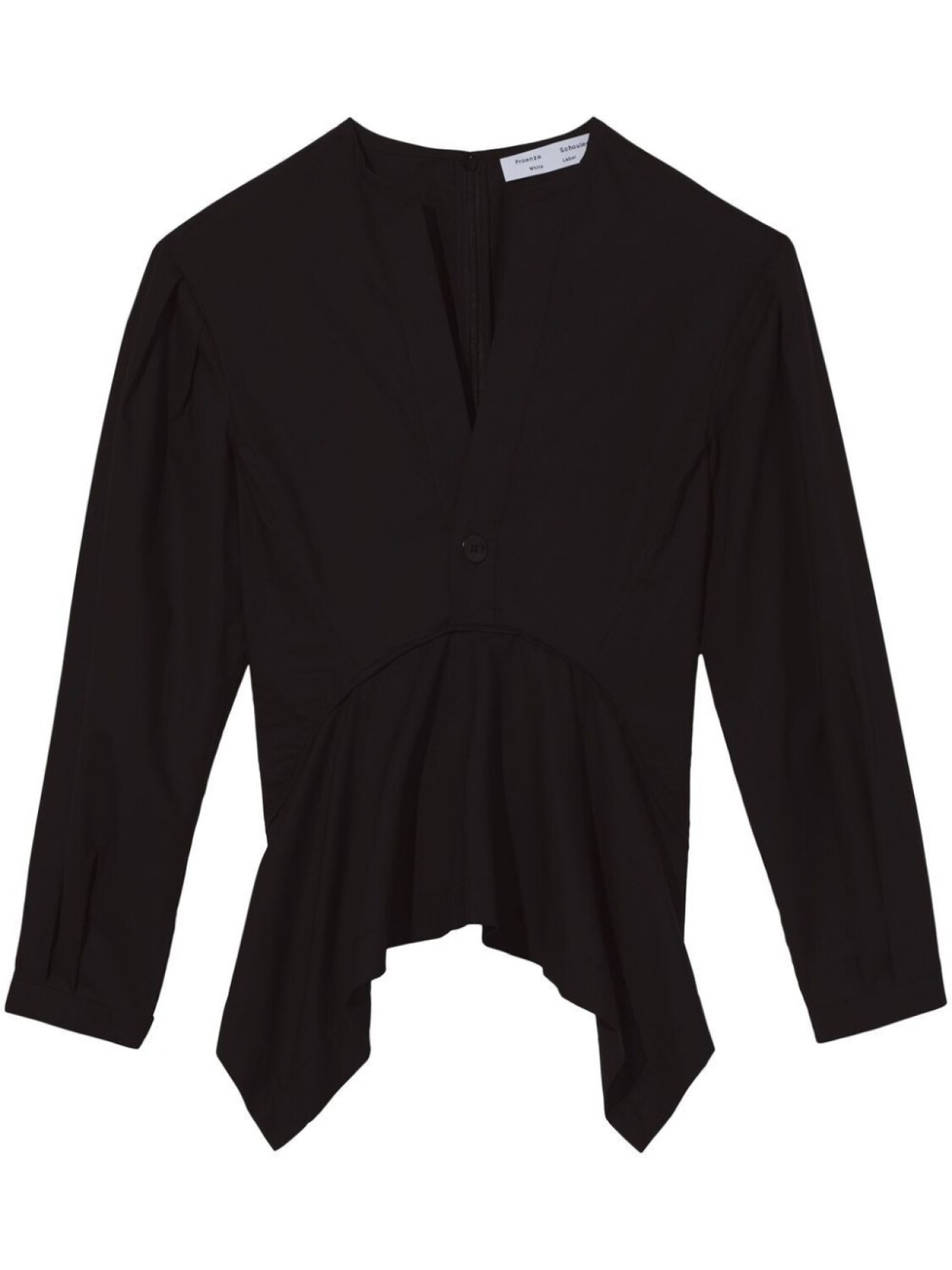 Proenza Schouler White Label поплиновый топ с V-образным вырезом, черный
Proenza Schouler White Label поплиновый топ с V-образным вырезом, черный