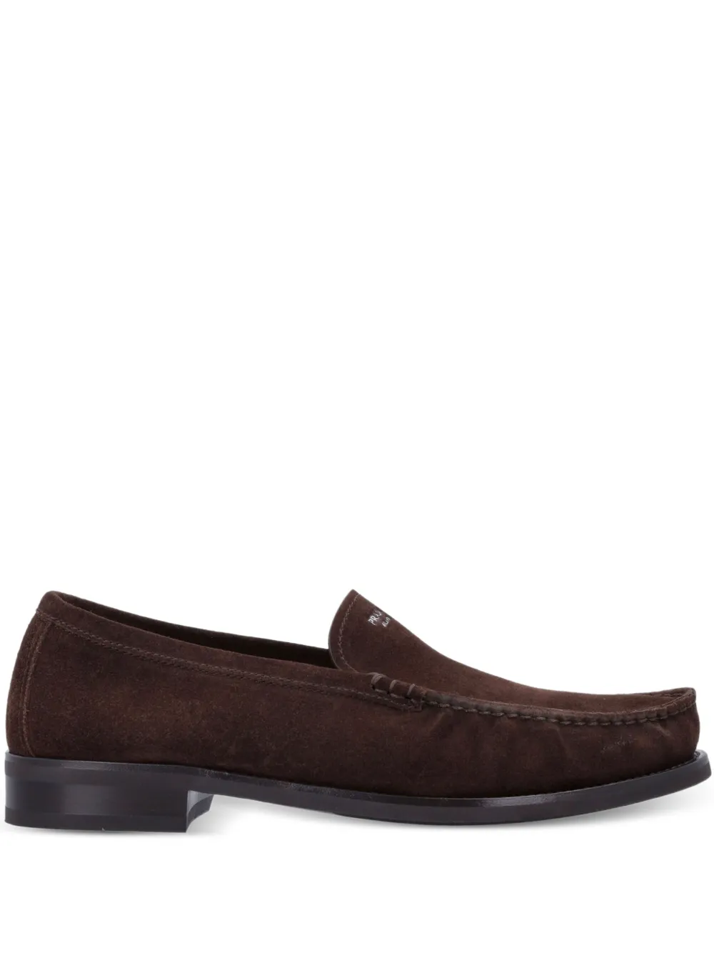 Замшевые лоферы Prada
Замшевые лоферы Prada