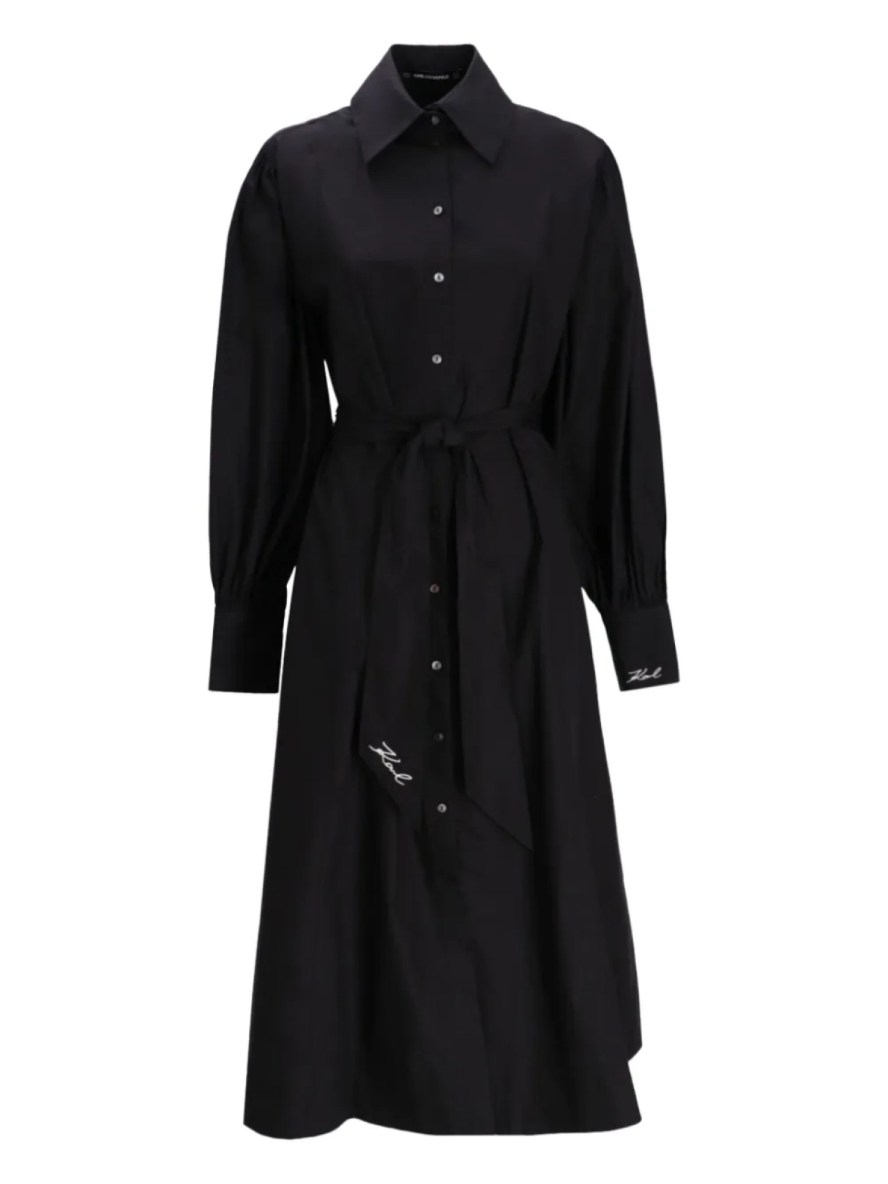 Платье миди с логотипом Karl Lagerfeld, черный
Платье миди с логотипом Karl Lagerfeld, черный