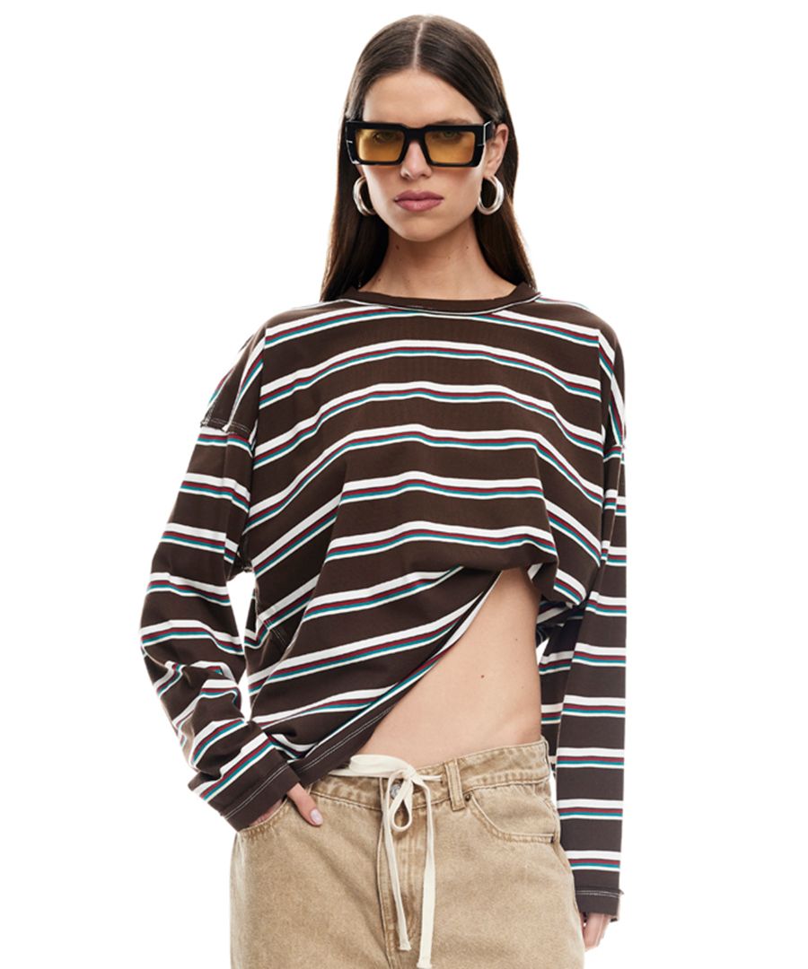 Женская футболка с длинными рукавами Horizon Lioness, Dark Chocolate Stripe, Коричневый, Женская футболка с длинными рукавами Horizon Lioness, Dark Chocolate Stripe
Женская футболка с длинными рукавами Horizon Lioness, Dark Chocolate Stripe, Коричневый, Женская футболка с длинными рукавами Horizon Lioness, Dark Chocolate Stripe