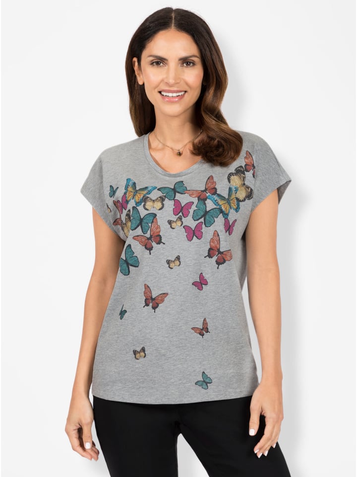 Рубашка с круглым вырезом, светло-серо-шалфейный меланж WITT WEIDEN
Рубашка с круглым вырезом, светло-серо-шалфейный меланж WITT WEIDEN