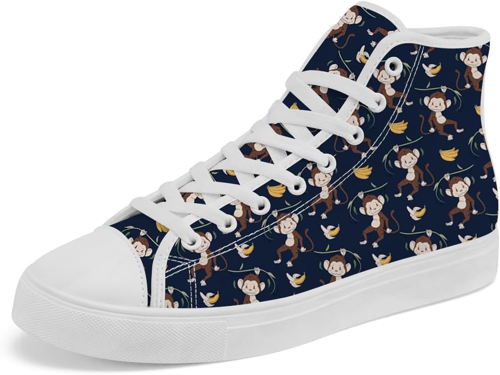 Кеды Chebing High Top из холщовой ткани, высокие кроссовки с обезьянкой, шнуровка, повседневная обувь для мужчин и женщин, синий
Кеды Chebing High Top из холщовой ткани, высокие кроссовки с обезьянкой, шнуровка, повседневная обувь для мужчин и женщин, синий