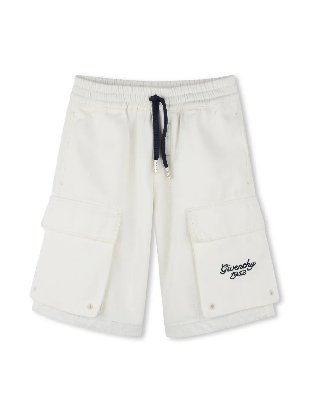 Шорты-бермуды с кулиской Givenchy Kids, нейтральный
Шорты-бермуды с кулиской Givenchy Kids, нейтральный