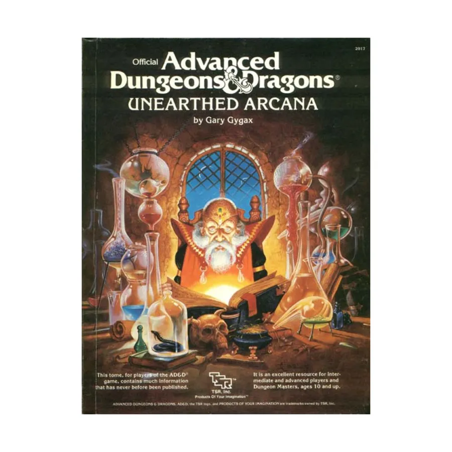 Unearthed Arcana (1st Printing), Advanced Dungeons & Dragons (1st Edition) - Core Books, Box Sets & Miscellaneous, твердый переплет
Unearthed Arcana (1st Printing), Advanced Dungeons & Dragons (1st Edition) - Core Books, Box Sets & Miscellaneous, твердый переплет