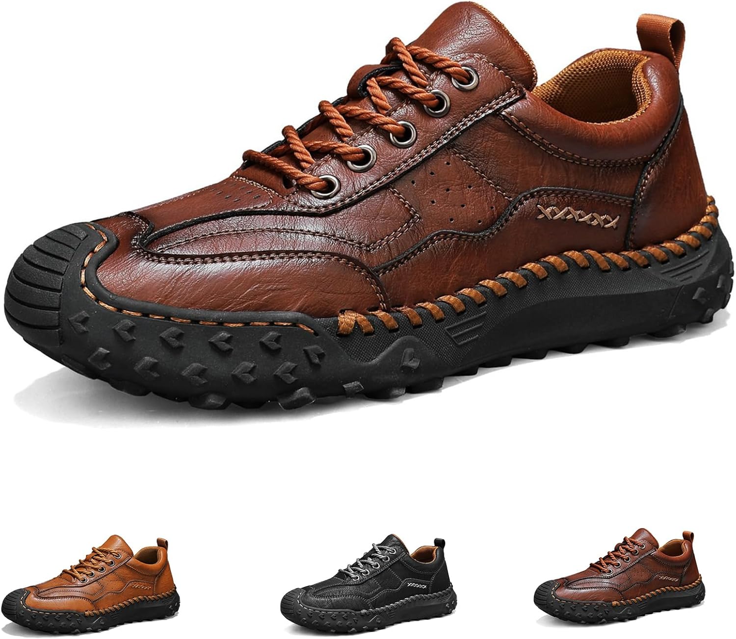 Мужская ручная работа, премиум-класс, ортопедические кожаные туфли с противоскользящей подошвой, удобные модные слипоны для вождения и походов Generic, темно-коричневый
Мужская ручная работа, премиум-класс, ортопедические кожаные туфли с противоскользящей подошвой, удобные модные слипоны для вождения и походов Generic, темно-коричневый