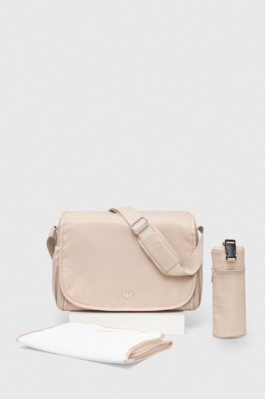 Сумка для коляски с пеленальным столиком Emporio Armani, бежевый
Сумка для коляски с пеленальным столиком Emporio Armani, бежевый